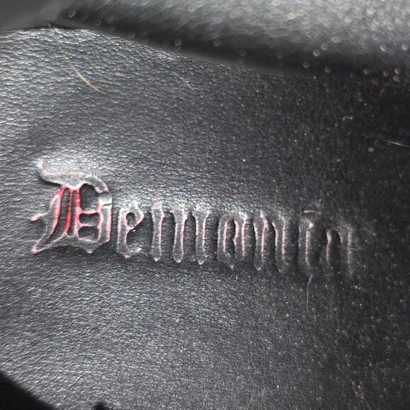 Demonia Shaker 52 Platform Holographic Goth Boots Women's Size 12 - Picture 4 of 11